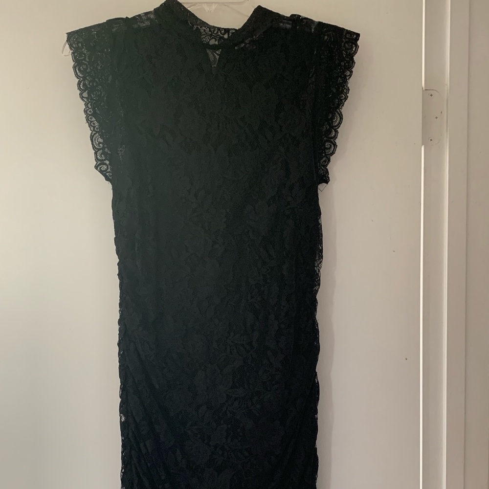 Black lace cocktail dress by Do & Be